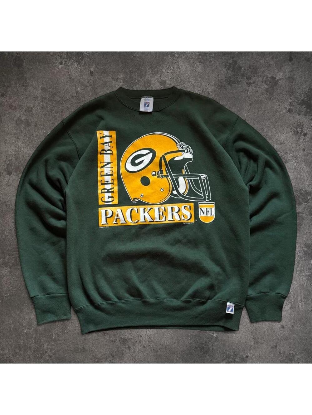 Beautiful Fire Vintage Green Bay Packers Logo 7 Crewneck